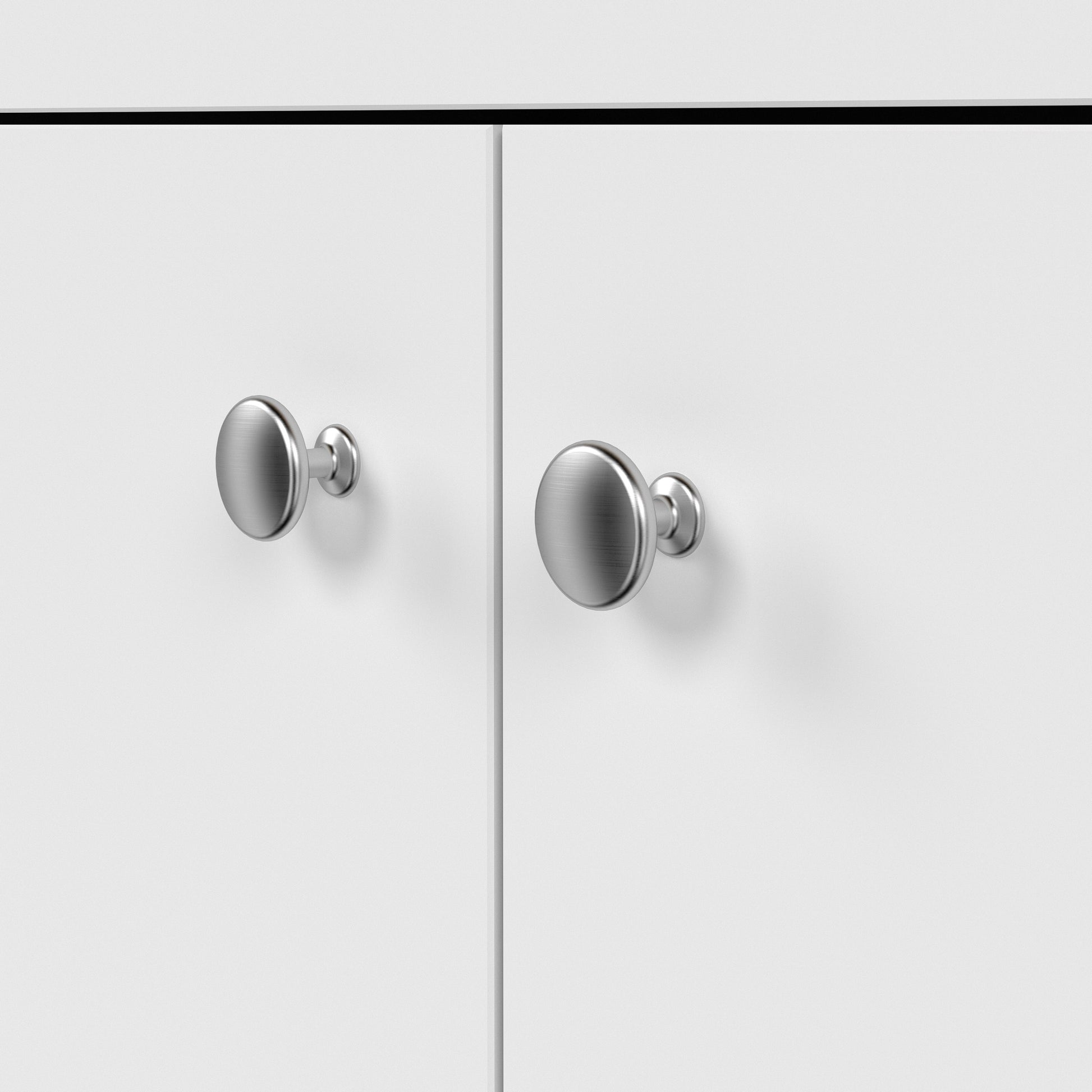 Baroque Sideboard 2 Doors 1 Drawer in Pure White Iced Coffee Lacquer