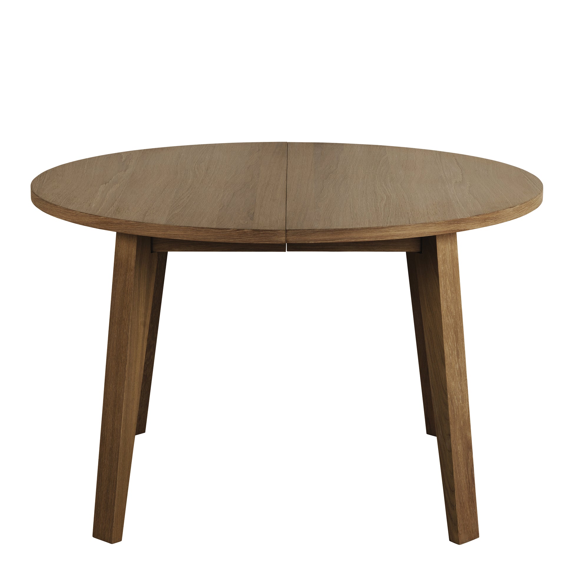 A-Line Round Dining Table Smoked Oak