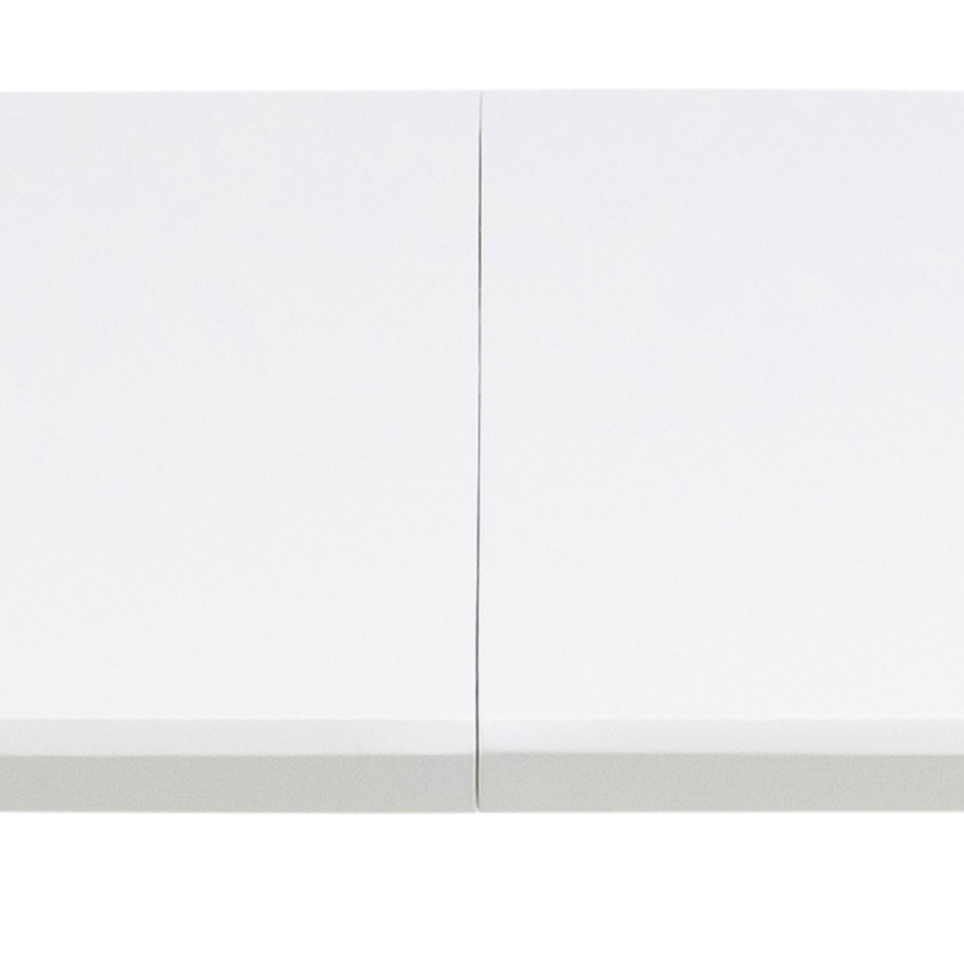 Belina Oval Dining Table in White & Oak